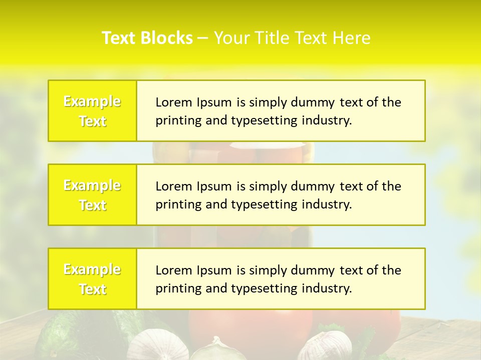 Spicy Eating Organic PowerPoint Template