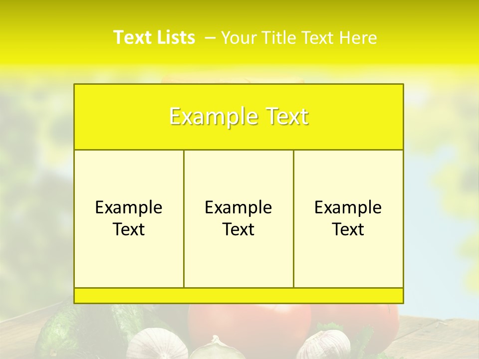 Spicy Eating Organic PowerPoint Template