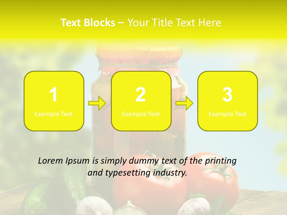Spicy Eating Organic PowerPoint Template