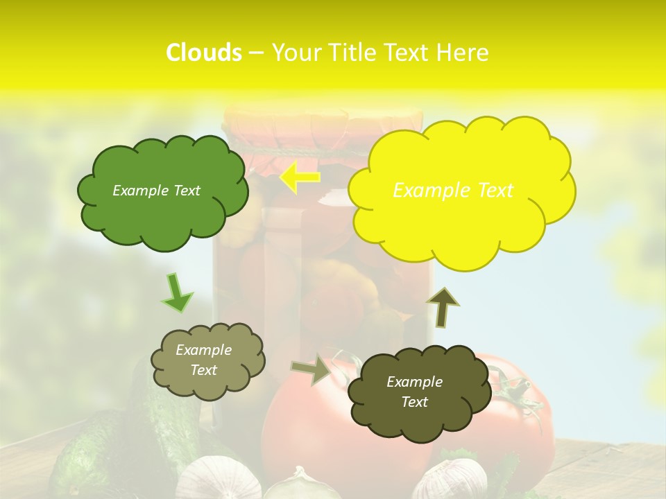 Spicy Eating Organic PowerPoint Template