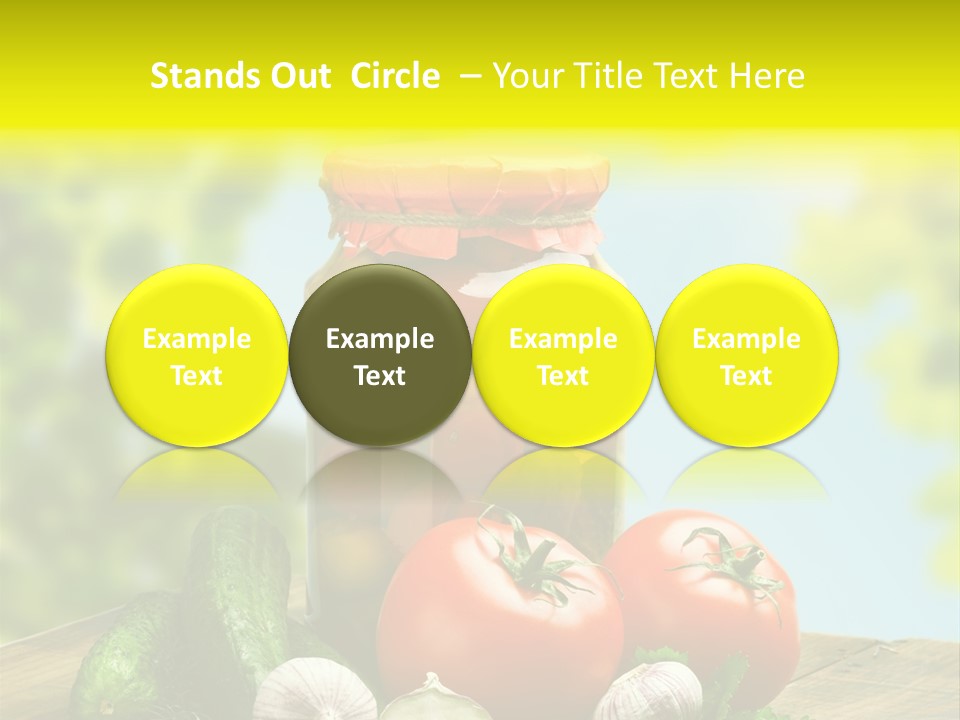 Spicy Eating Organic PowerPoint Template