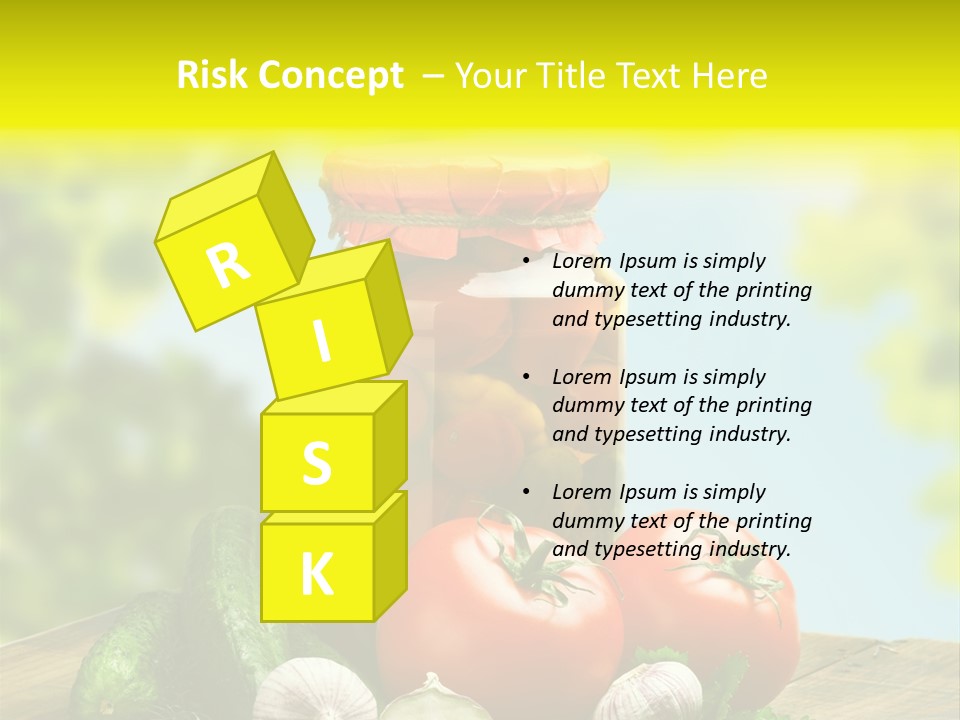 Spicy Eating Organic PowerPoint Template