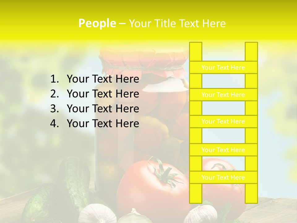 Spicy Eating Organic PowerPoint Template