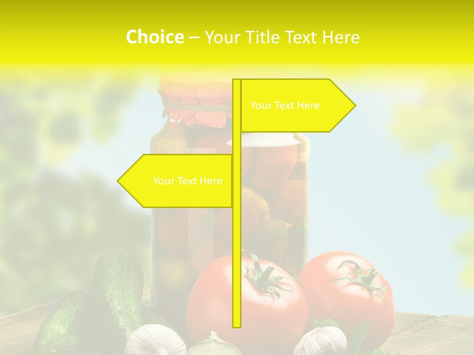 Spicy Eating Organic PowerPoint Template