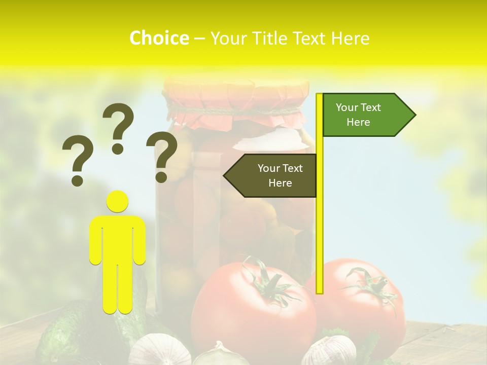 Spicy Eating Organic PowerPoint Template