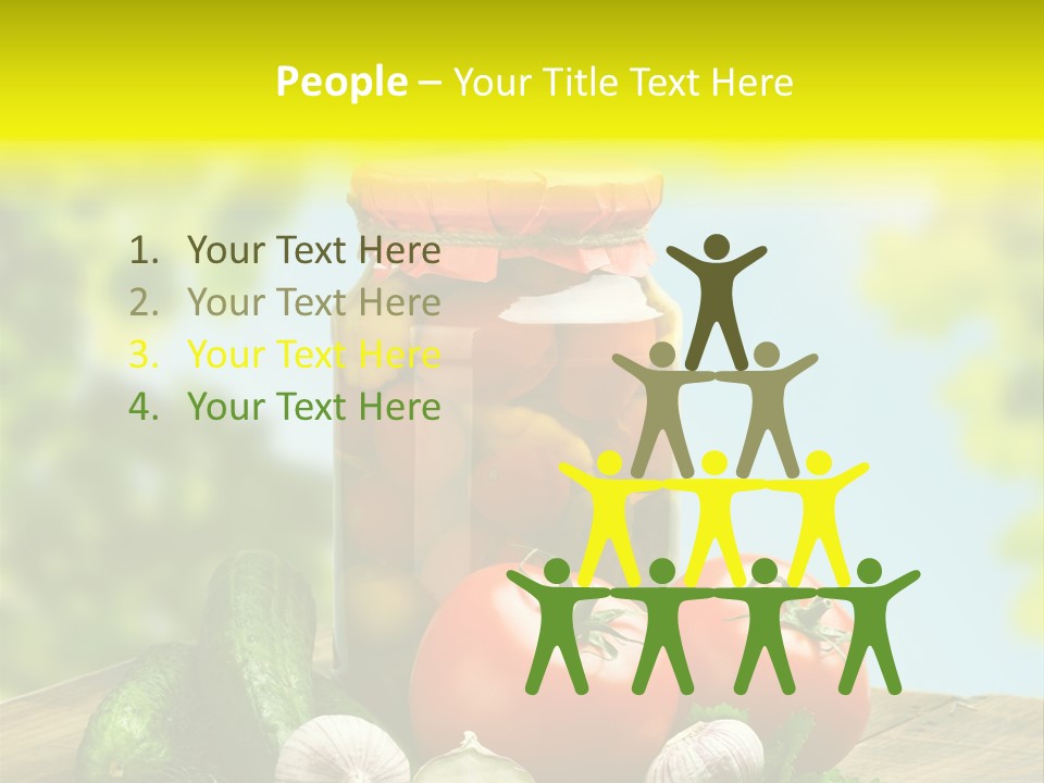 Spicy Eating Organic PowerPoint Template