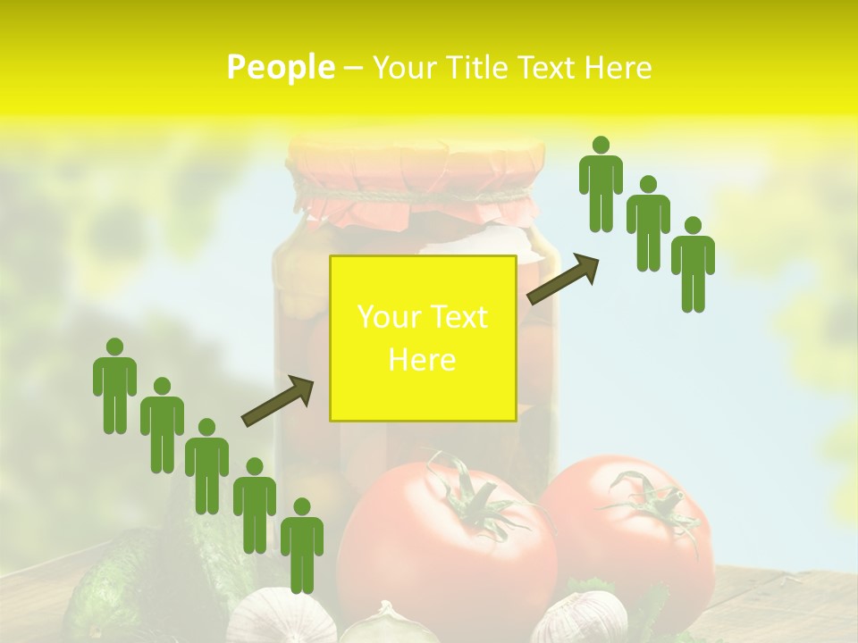 Spicy Eating Organic PowerPoint Template