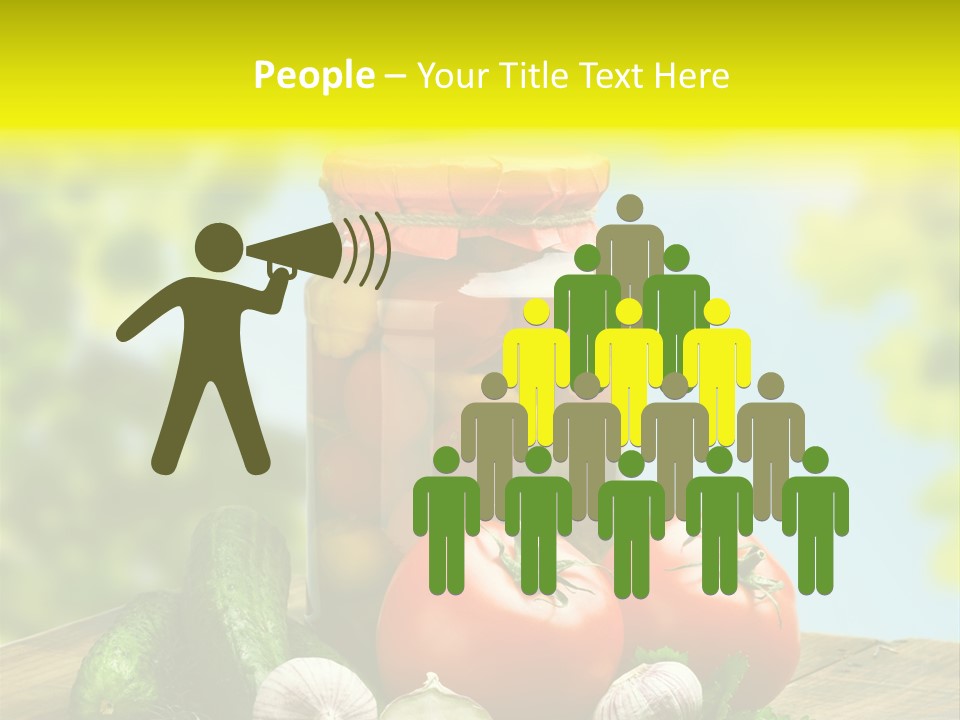 Spicy Eating Organic PowerPoint Template