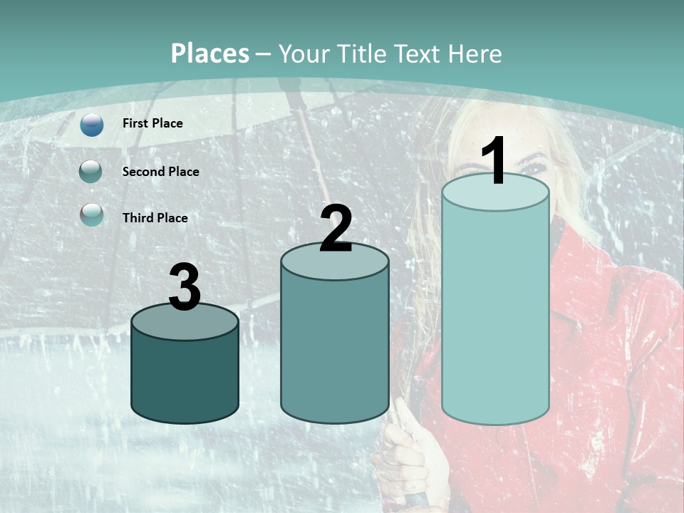 Leisure Look Rainy PowerPoint Template