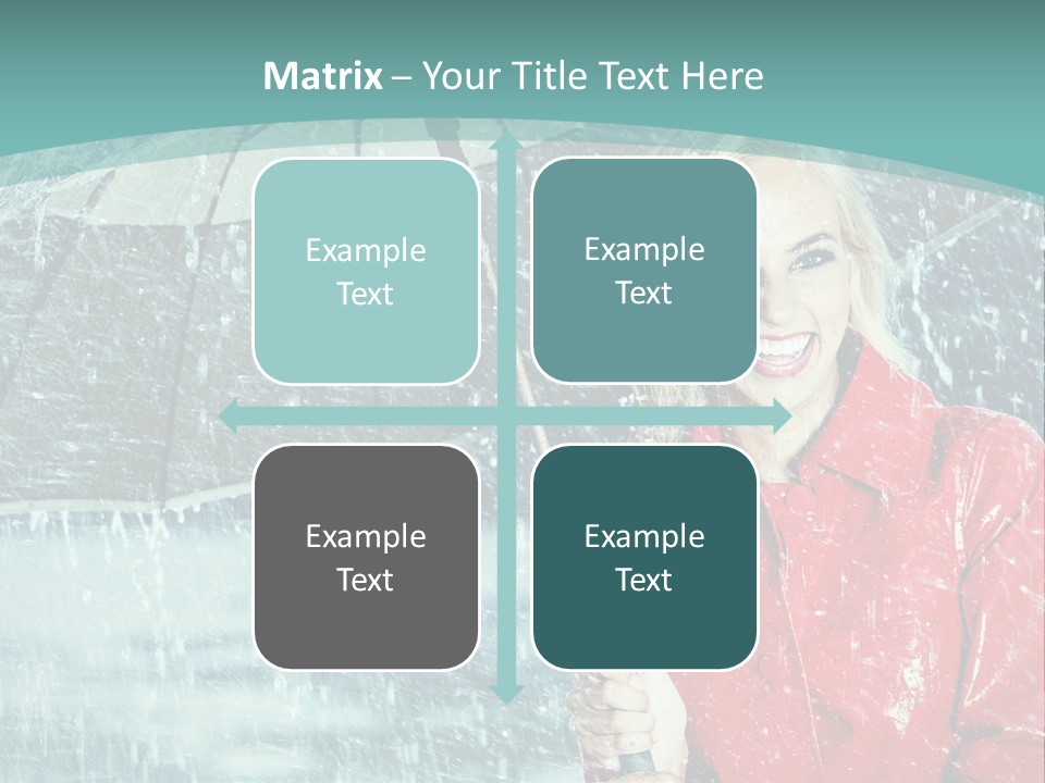 Leisure Look Rainy PowerPoint Template