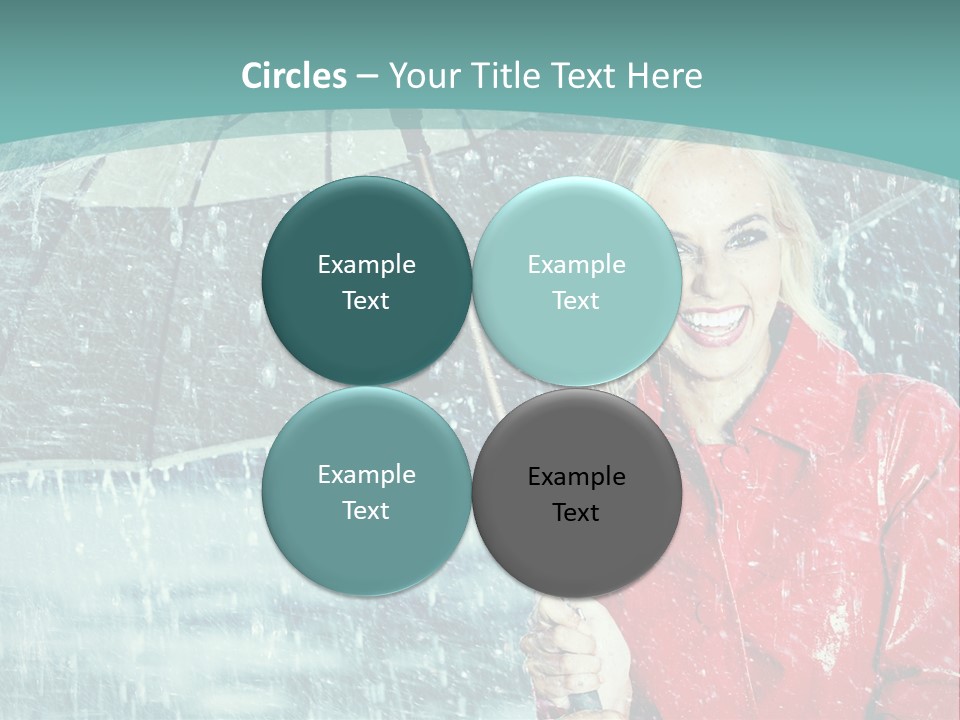 Leisure Look Rainy PowerPoint Template