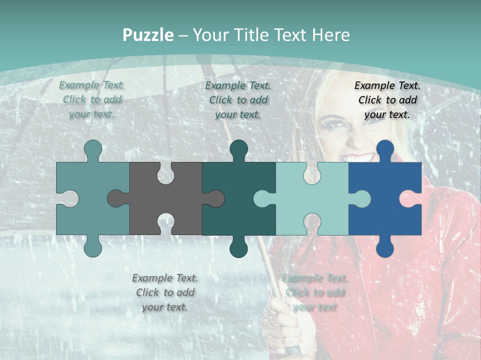 Leisure Look Rainy PowerPoint Template