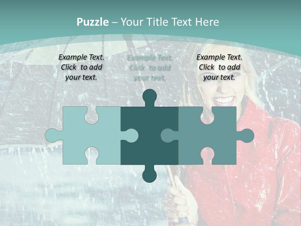 Leisure Look Rainy PowerPoint Template