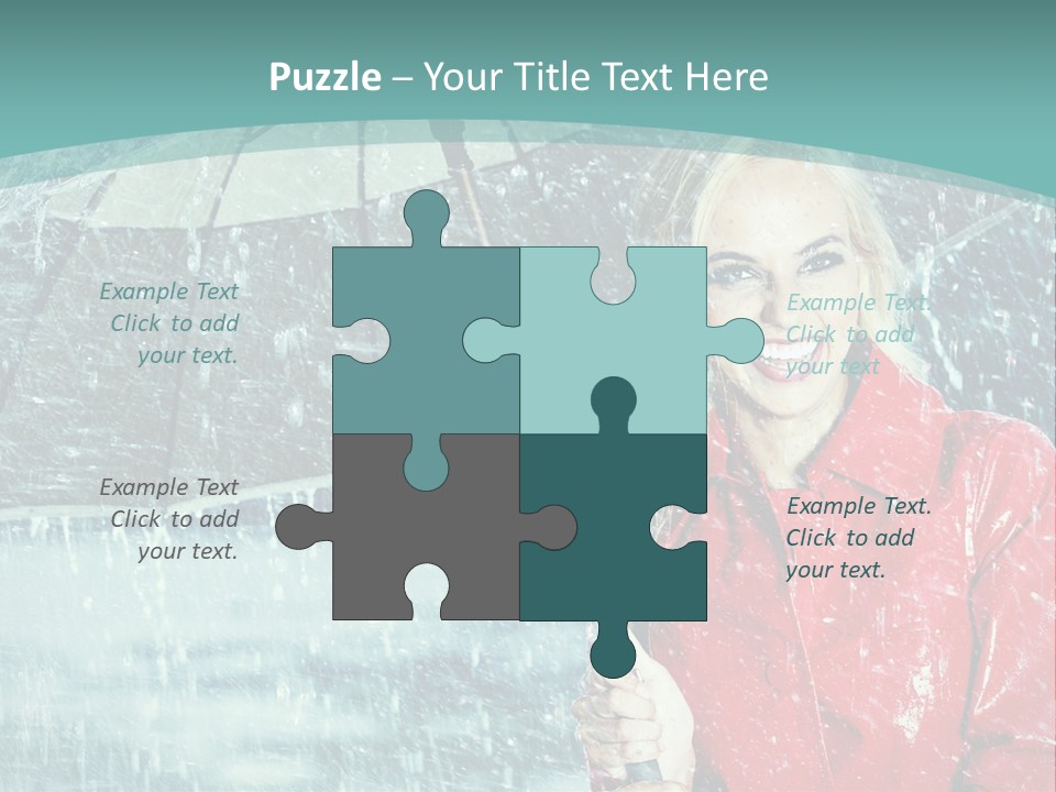 Leisure Look Rainy PowerPoint Template