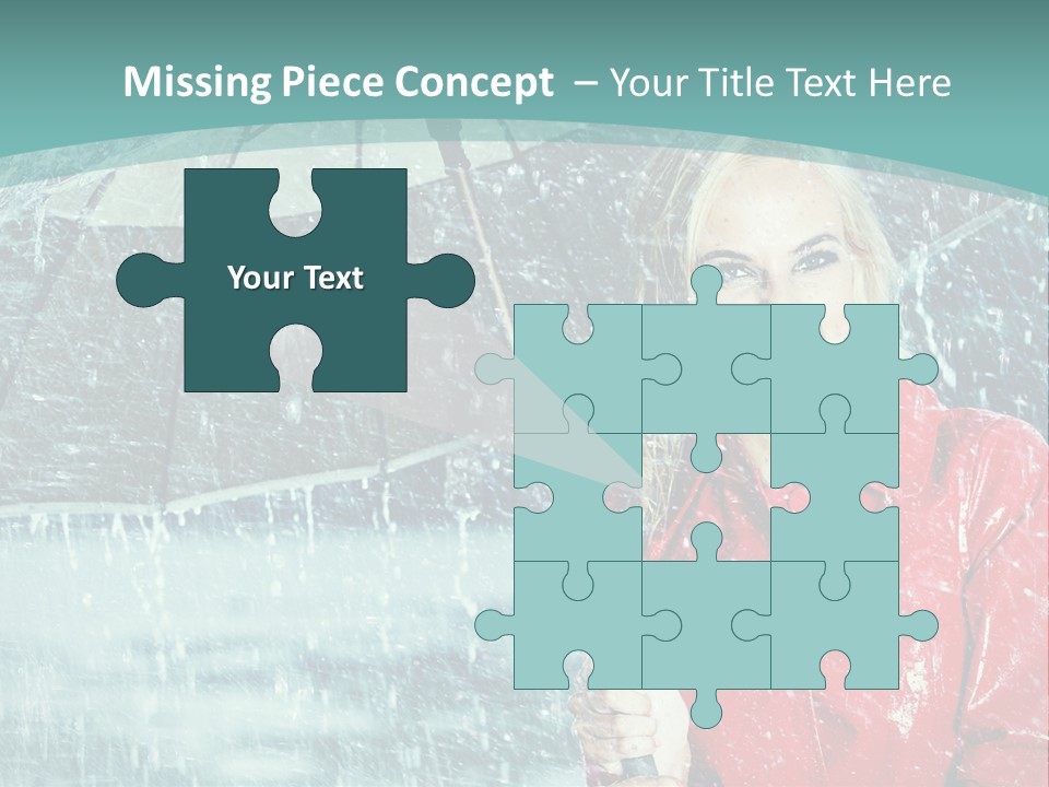 Leisure Look Rainy PowerPoint Template