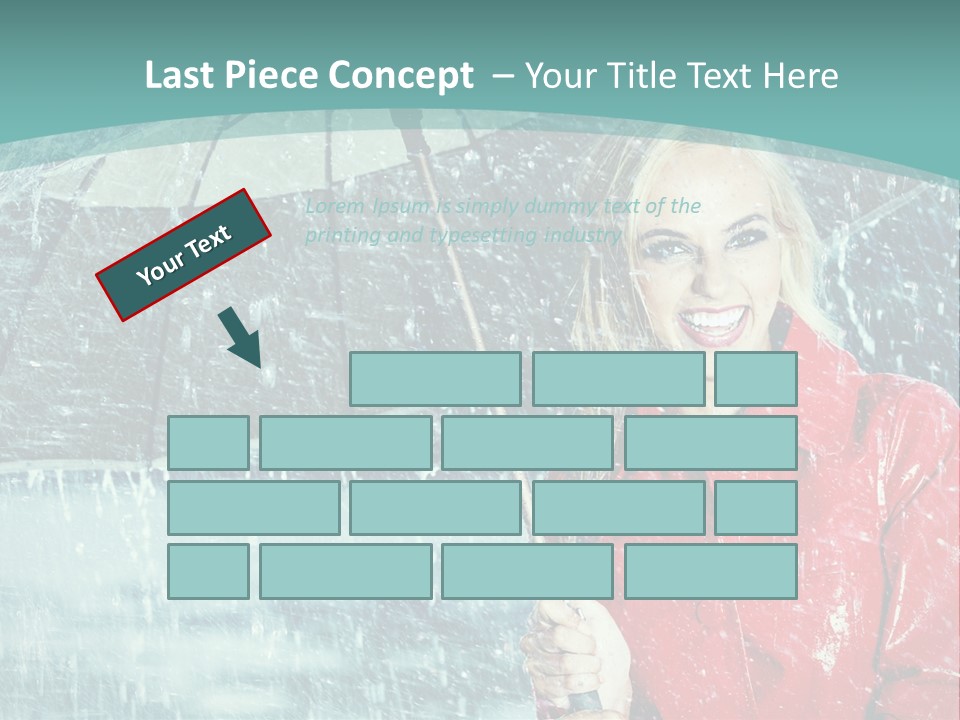 Leisure Look Rainy PowerPoint Template