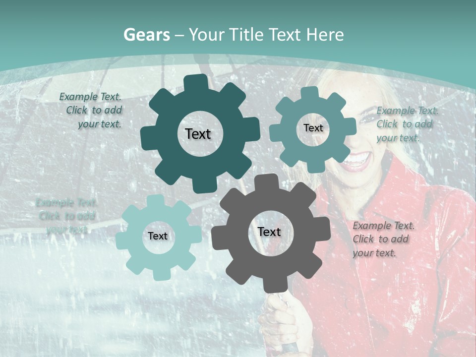 Leisure Look Rainy PowerPoint Template