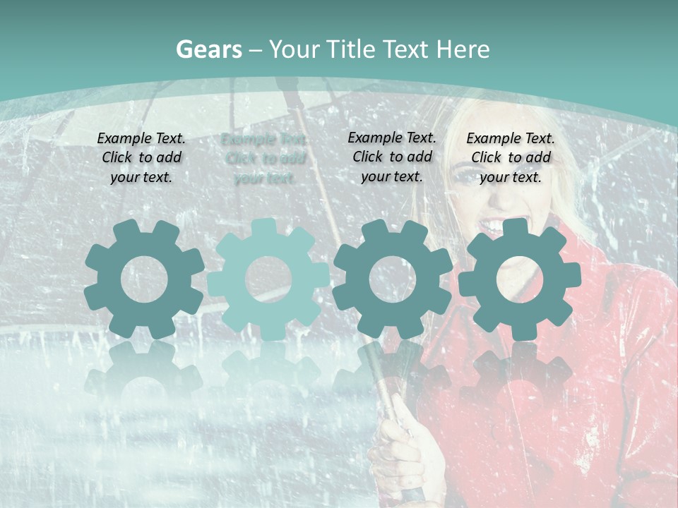 Leisure Look Rainy PowerPoint Template