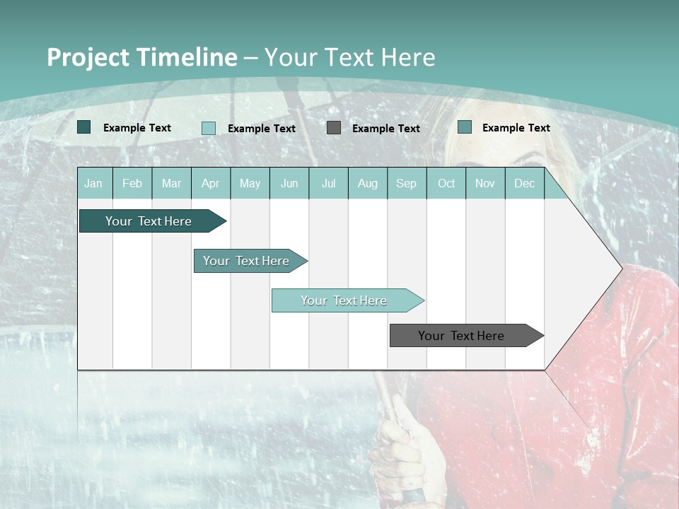 Leisure Look Rainy PowerPoint Template