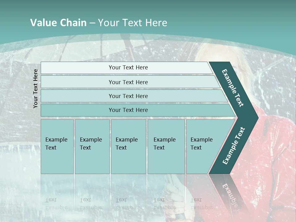 Leisure Look Rainy PowerPoint Template