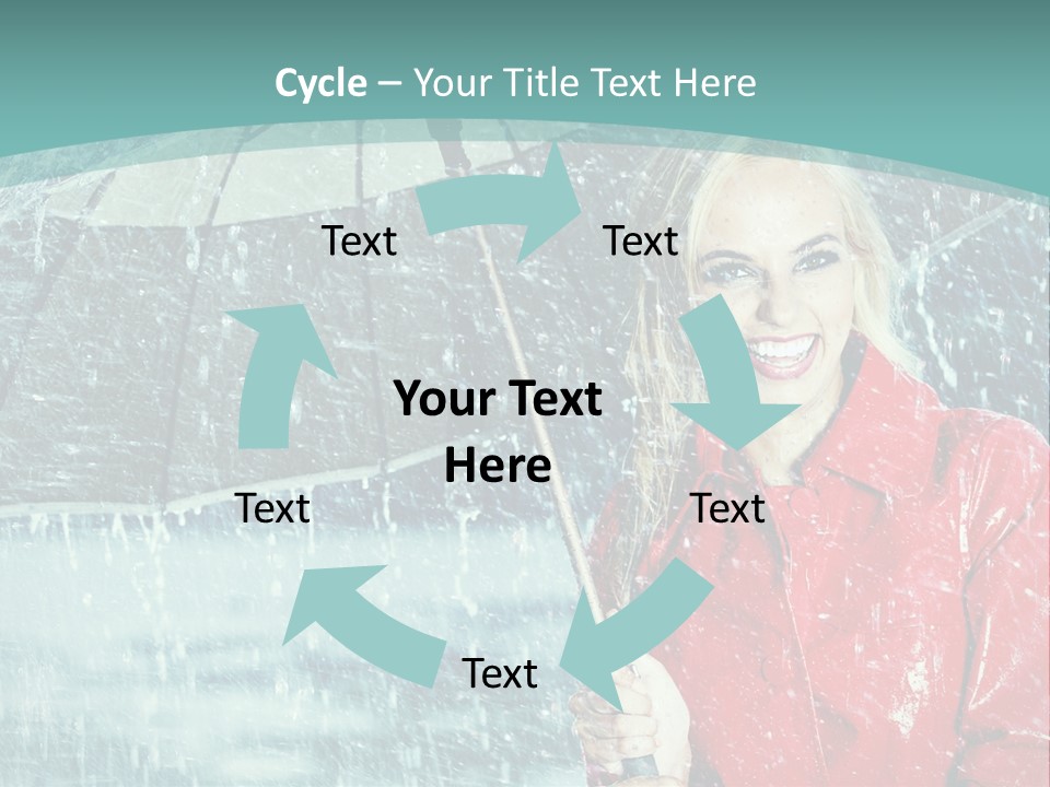 Leisure Look Rainy PowerPoint Template