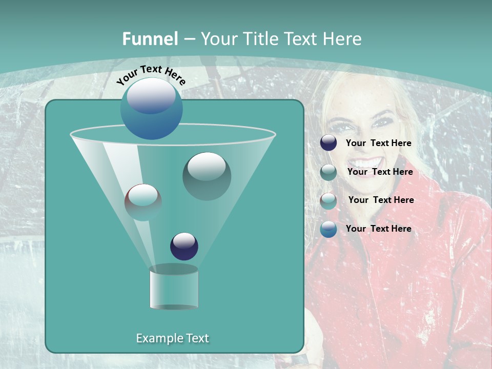Leisure Look Rainy PowerPoint Template