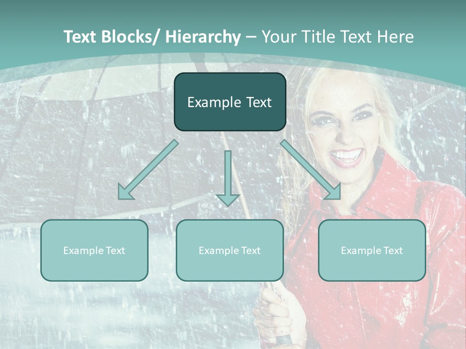 Leisure Look Rainy PowerPoint Template