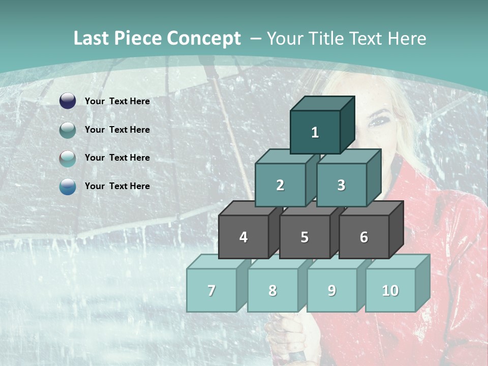 Leisure Look Rainy PowerPoint Template