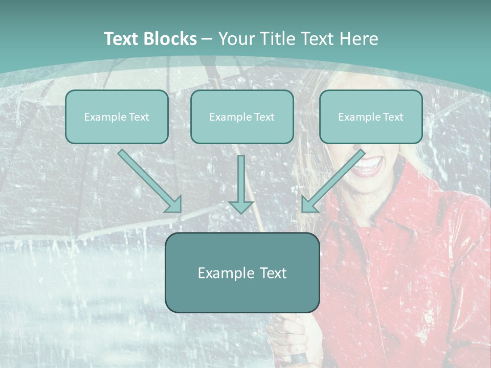 Leisure Look Rainy PowerPoint Template