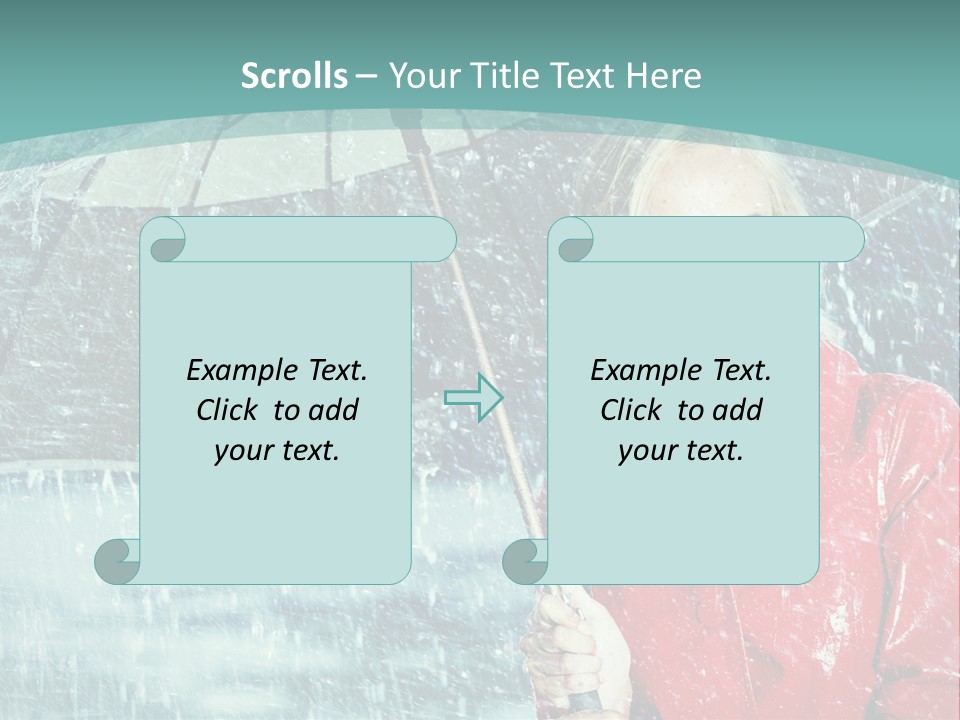 Leisure Look Rainy PowerPoint Template