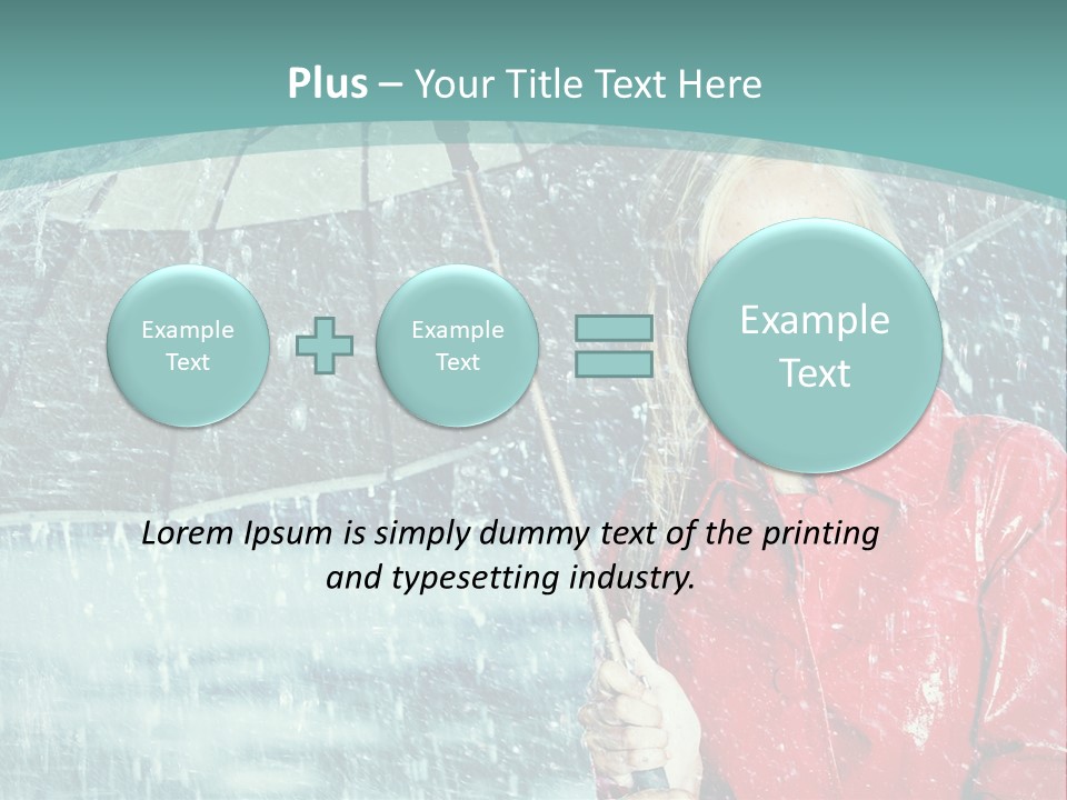 Leisure Look Rainy PowerPoint Template