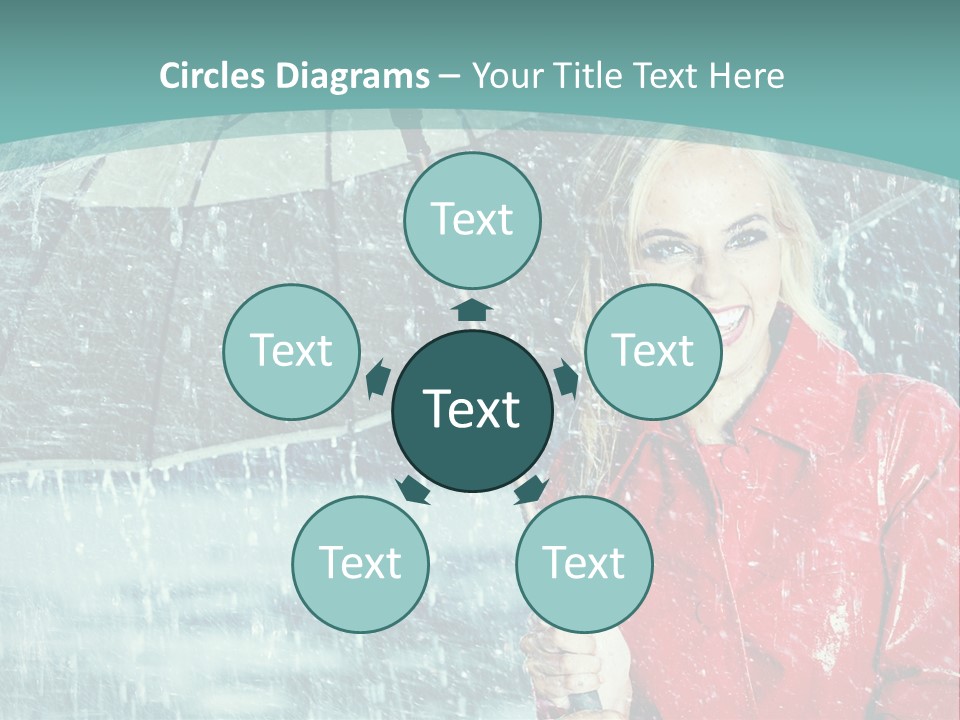 Leisure Look Rainy PowerPoint Template