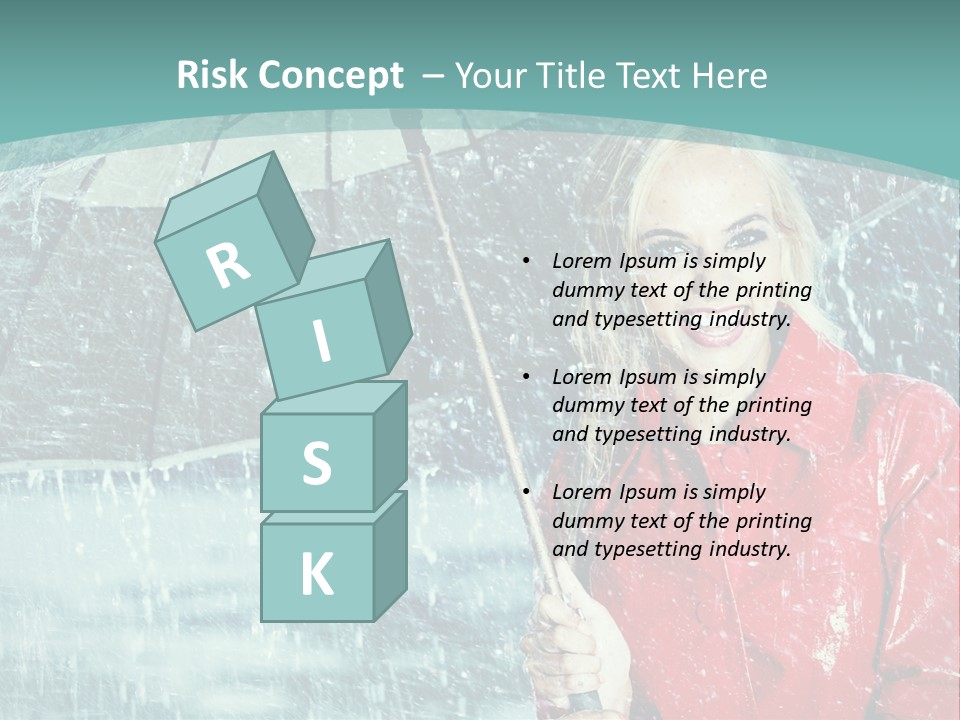 Leisure Look Rainy PowerPoint Template