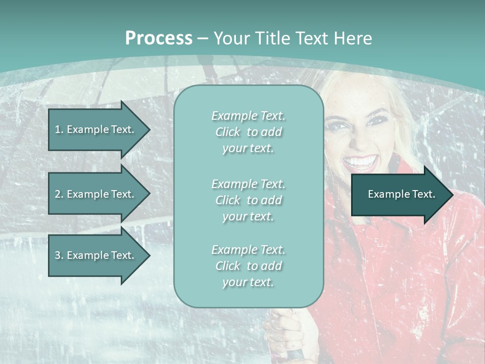 Leisure Look Rainy PowerPoint Template