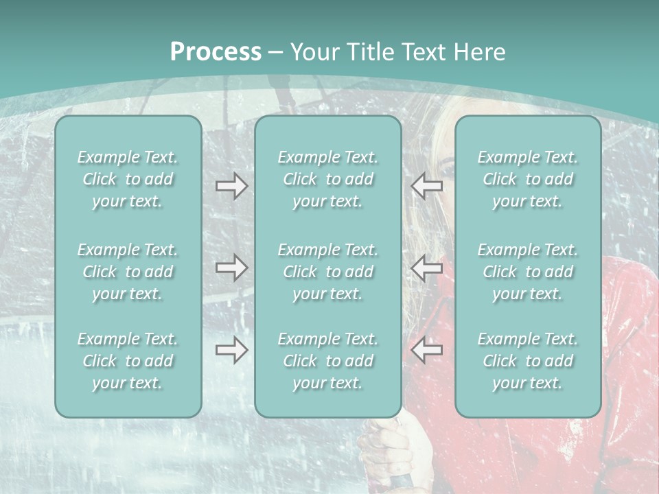 Leisure Look Rainy PowerPoint Template