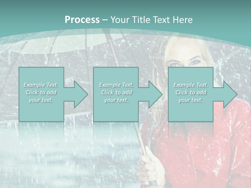 Leisure Look Rainy PowerPoint Template