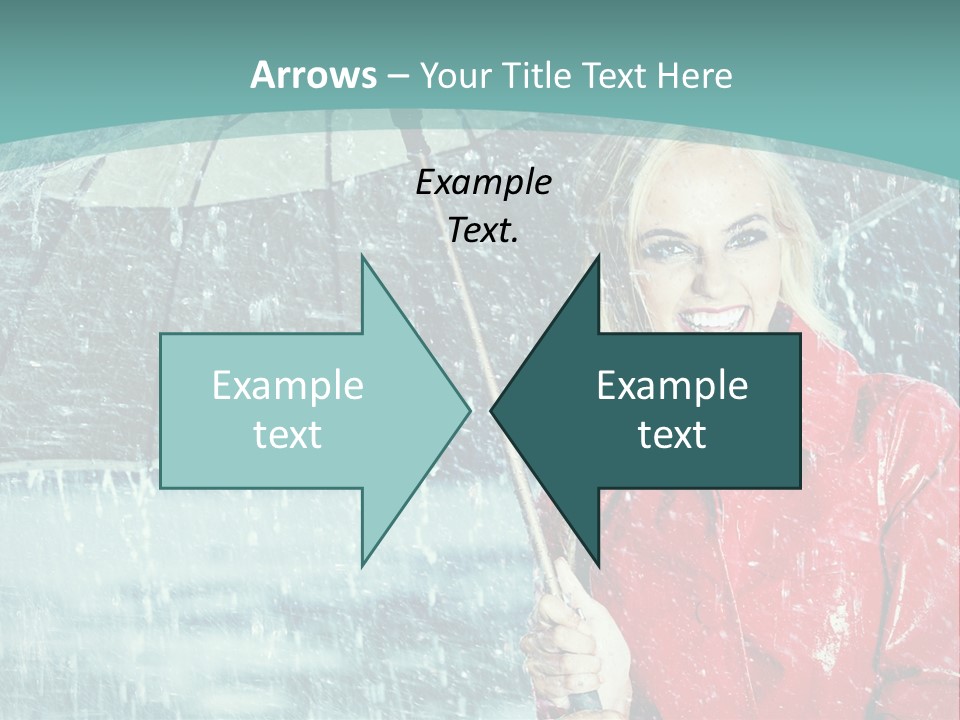 Leisure Look Rainy PowerPoint Template