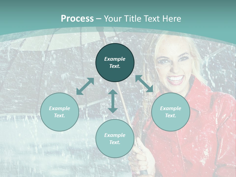 Leisure Look Rainy PowerPoint Template