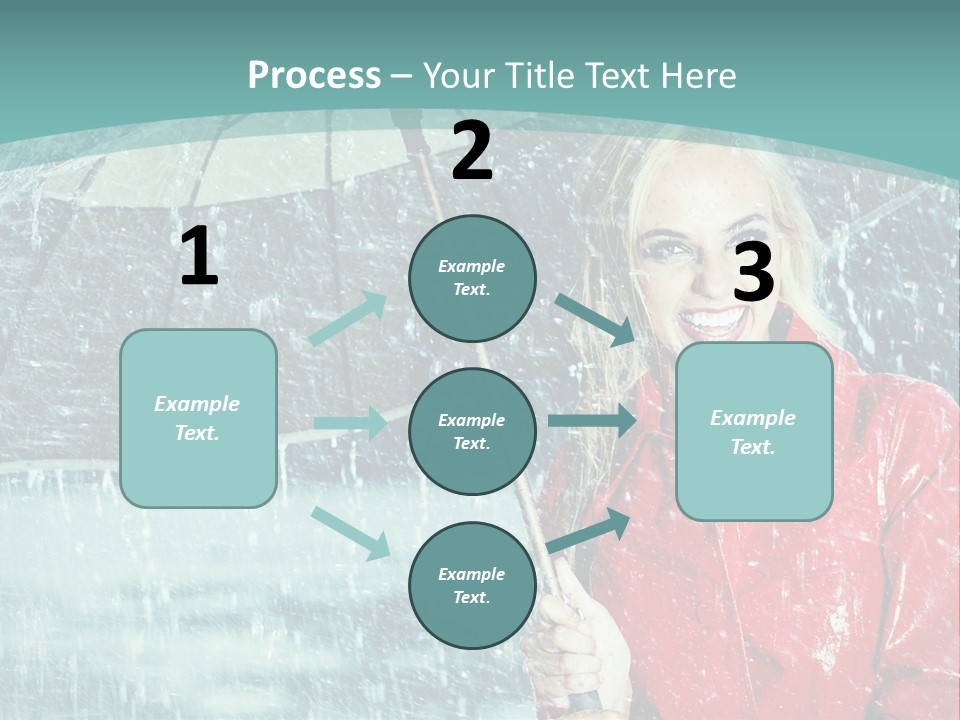 Leisure Look Rainy PowerPoint Template