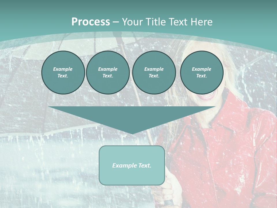Leisure Look Rainy PowerPoint Template