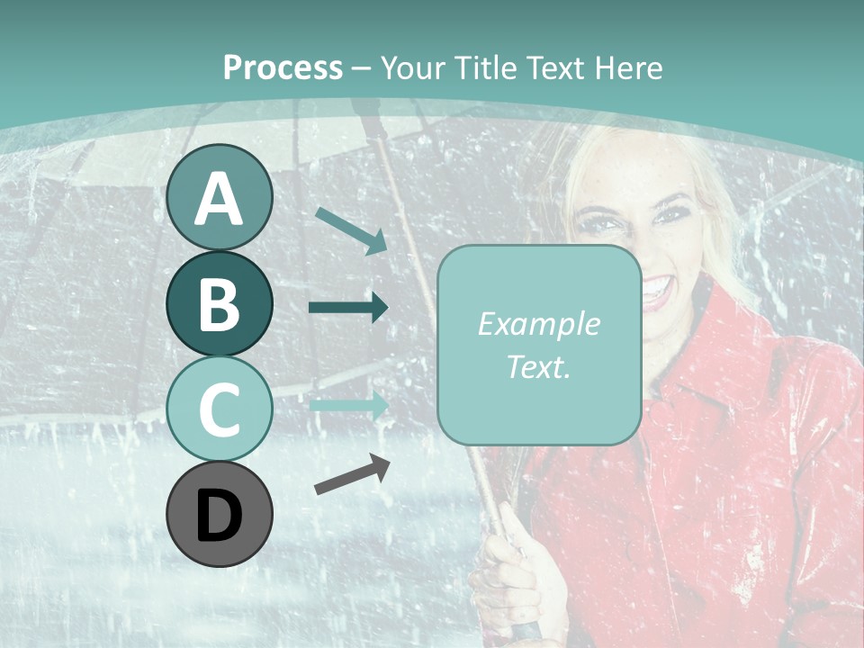 Leisure Look Rainy PowerPoint Template