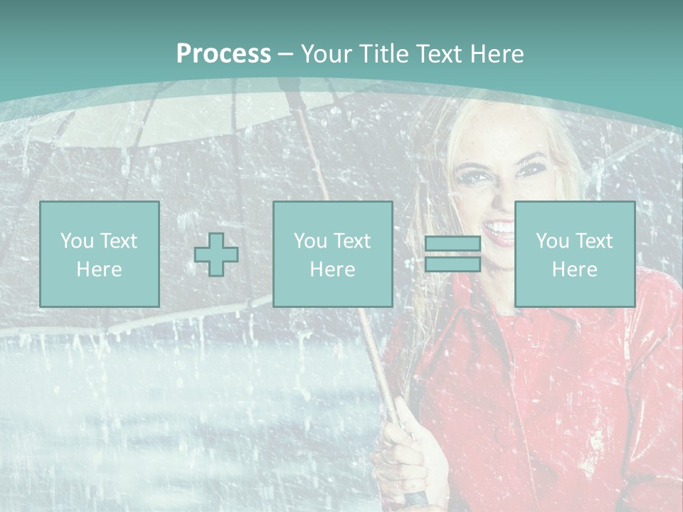 Leisure Look Rainy PowerPoint Template