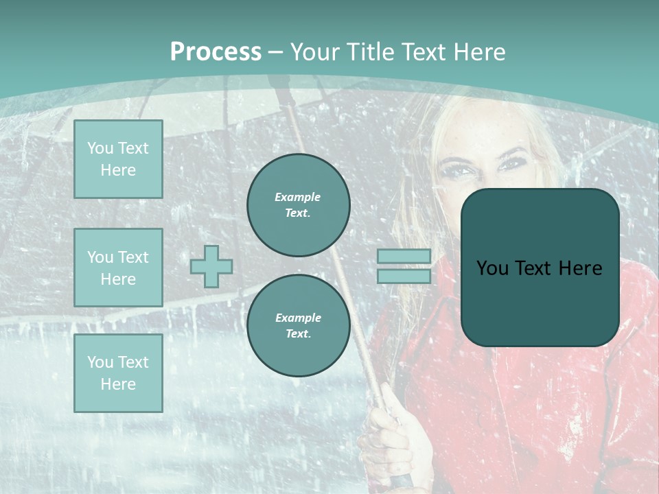 Leisure Look Rainy PowerPoint Template