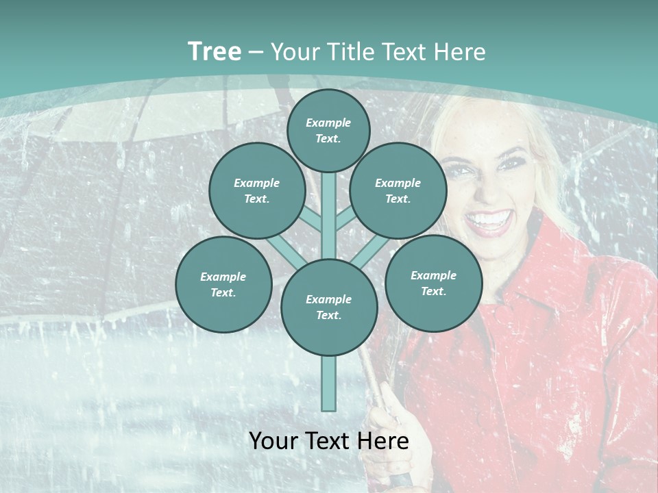 Leisure Look Rainy PowerPoint Template