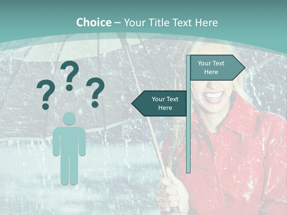 Leisure Look Rainy PowerPoint Template