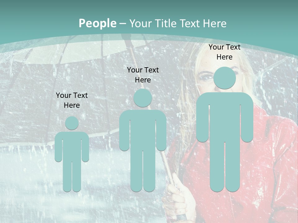 Leisure Look Rainy PowerPoint Template