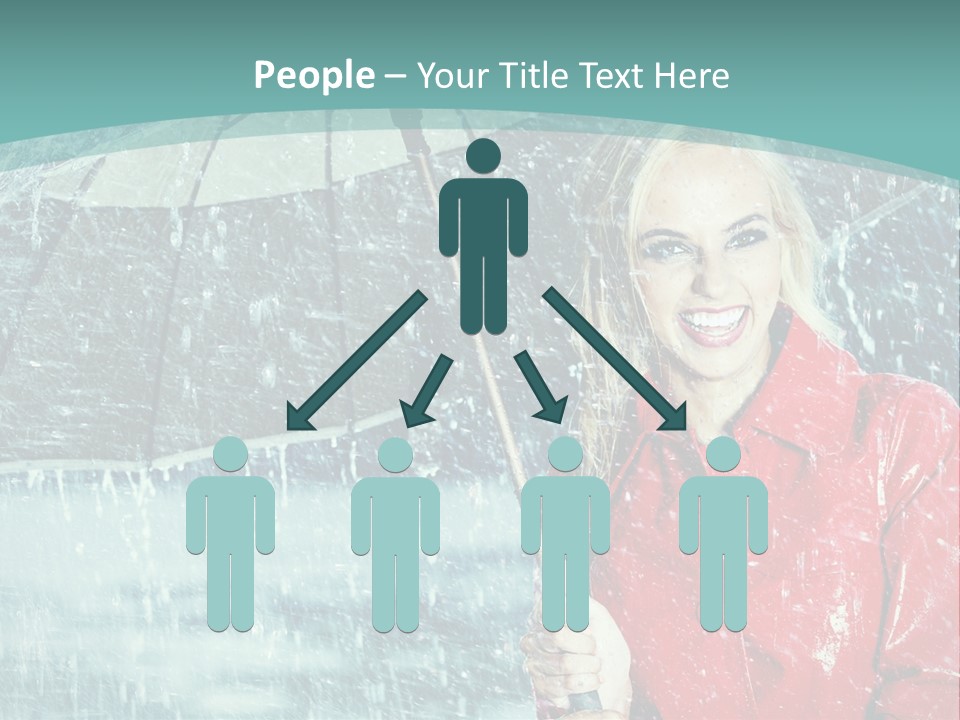 Leisure Look Rainy PowerPoint Template