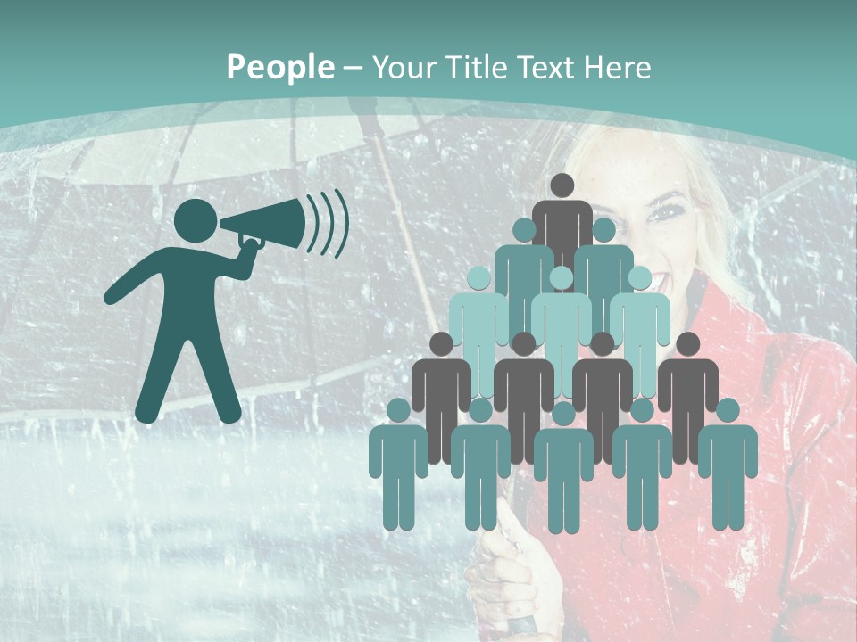 Leisure Look Rainy PowerPoint Template