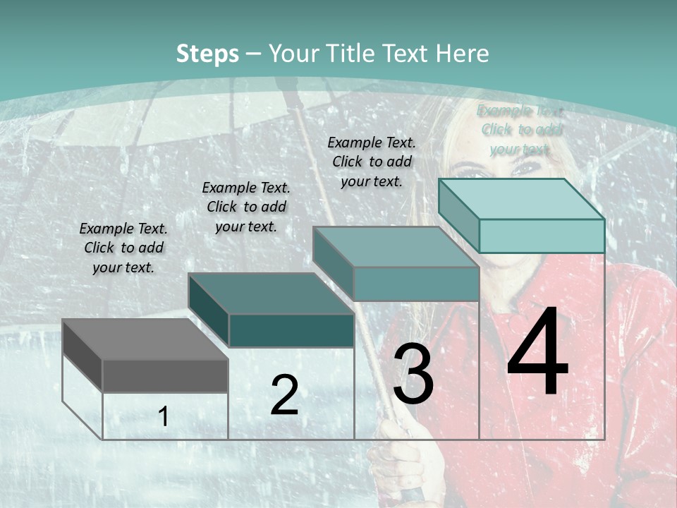 Leisure Look Rainy PowerPoint Template