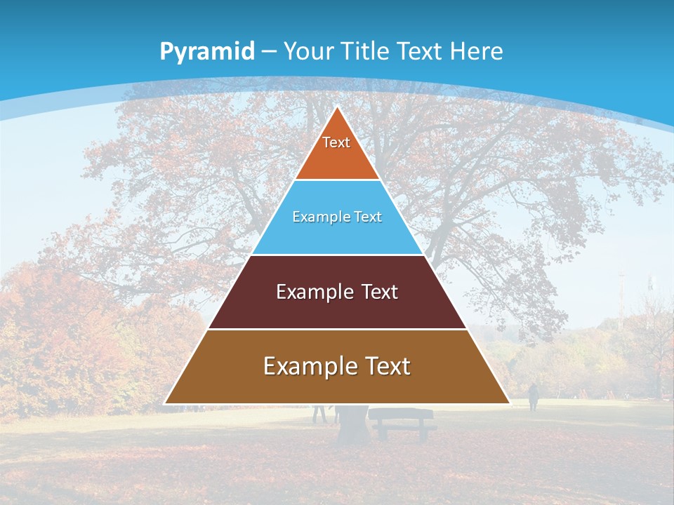 Leaf Blue Fall PowerPoint Template